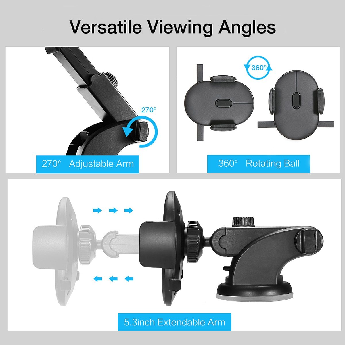 Phone Holder Car Dashboard Suction Cup