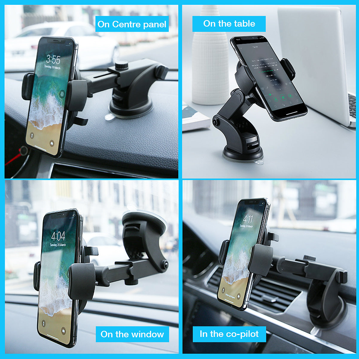 Phone Holder Car Dashboard Suction Cup