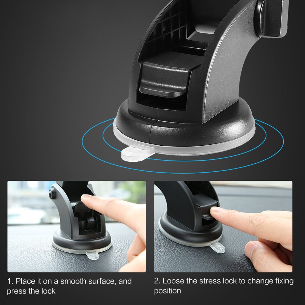 Phone Holder Car Dashboard Suction Cup